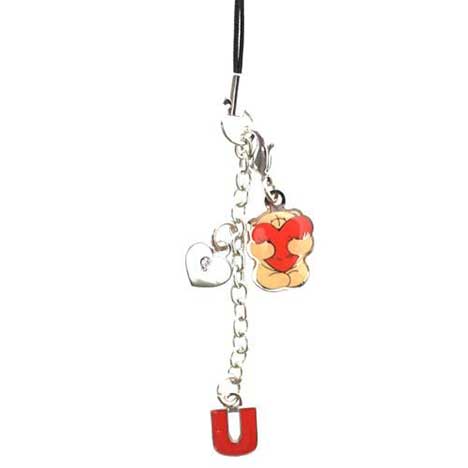 Luv U Forever Friends Mobile Phone Charm